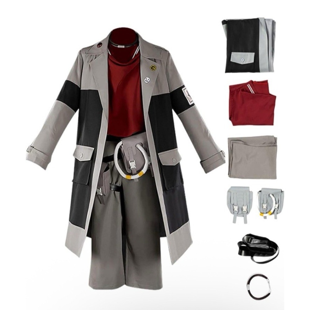 Anime Enjin Cosplay Jacket Pants Uniform Halloween Party Size US Men's Medium